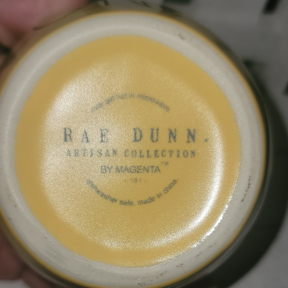 Rae Dunn Yellow Speckled measuring Cups - Picture 2 of 4